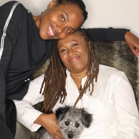DeWanda Wise with her mother Margie.